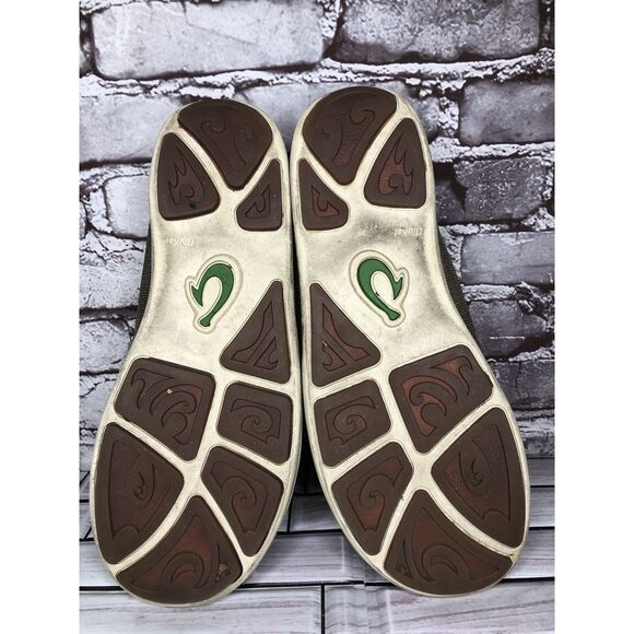 Olukai Nohea Mesh Green Textile Comfort Casual Loafers Shoes Men Sz 11M US/44EU - Picture 16 of 16